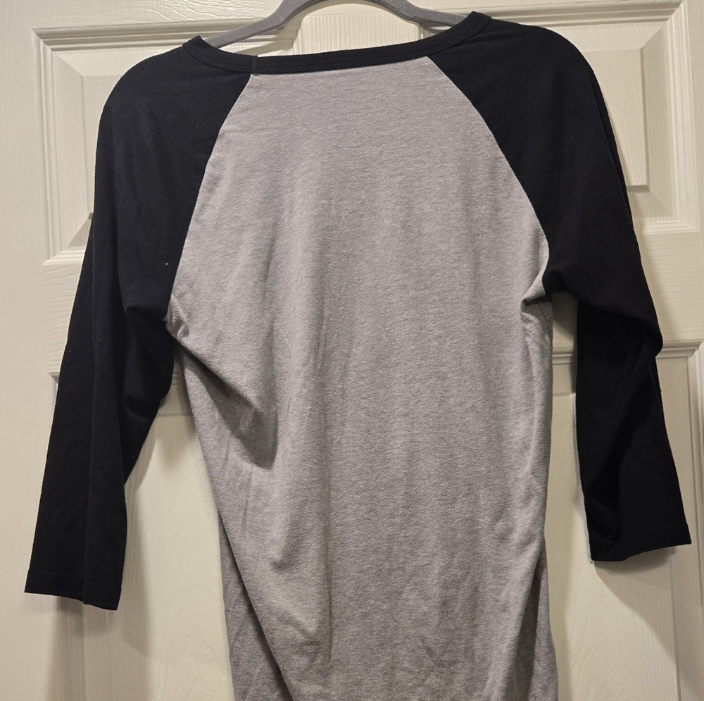 Womens 3/4 Sleeve Band Tee